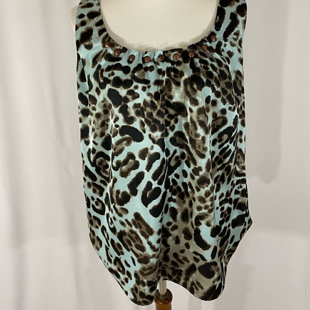 NWOT Calvin Klein Animal Print Sleeveless Top